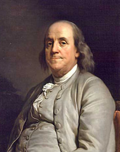 When asked his secret to success, Ben Franklin said: "I will speak ill of no man," he said, " . . and speak all the good I know of everybody."